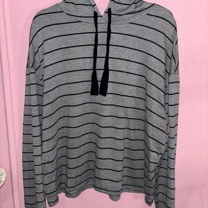 Love Tribe Gray and Black Hoodie